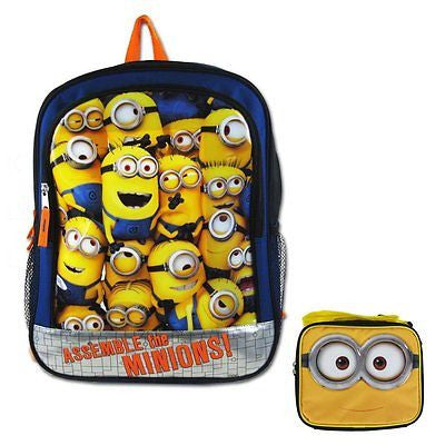 Despicable Me 2 Minions Minion Oops Minions at Work Backpack&Match Lunch Box-New