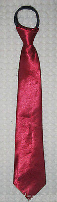 Teens Kids Purple Black Checkers Adjustable 14" Zipper Up Pre-tied Necktie-New!