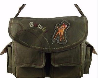 Walt Disney Bambi Fanny Pack Shoulder Bag Purse 15"x 12" x 4" Bag-NEW with Tags