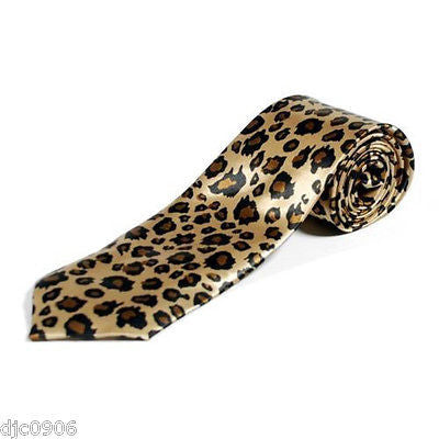 Leopard Print Adjustable Bowtie,Tie,and Leopard Adjustable Suspenders Combo-New!