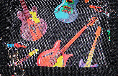 Multi Color GUITARS Wallet Unisex Men's 4.5" x 3" W-New in Package!
