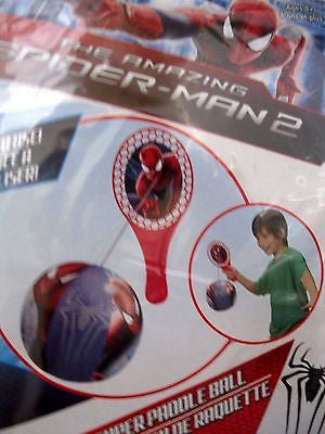 Marvel Spiderman Spider-Man Paddle Beach Ball Paddleball-Brand New in Package!