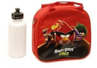 Angry Birds & Friends Insulated Lunch Box Bag + 15oz Water Bottle by Rovio-New!