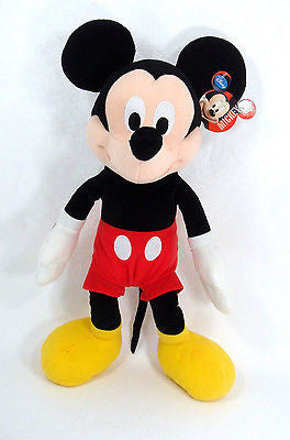 DISNEY 17" MICKEY MOUSE & MINNIE MOUSE RED COMBO PLUSH TOY-LICENSED STUFFED TOY