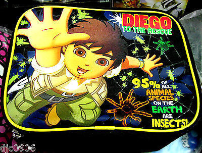 Go Diego Black Insulated Lunch Bag by Nickelodeon Nick Jr-New!Go Diego! Lunchbag