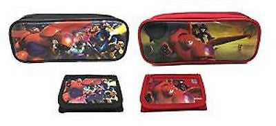 Big Hero 6 Pencil Pouch/Pencil Cases and Wallets by Disney Combo-Brand New!