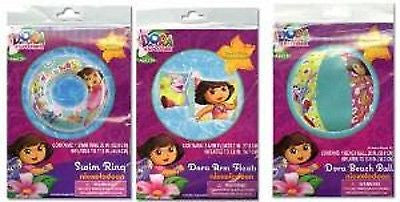 Dora the Explorer  20" Inflatable Beach Ball,Inflatable Swim ring,& Arm Floats