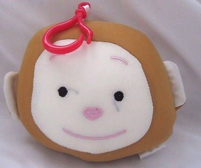 Snow Foam Micro Beads Fat Pig Cushion/Pillow Backpack/Purse Clip-Brand New!