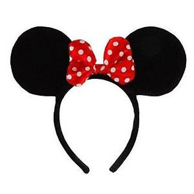 LOVELY CUTE BLACK MINNIE MOUSE EARS HEADBANDS FANCY DRESS COSTUME-MINNIE EARS