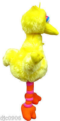 Sesame Street Yellow 8" All Fabric Big Bird Plush Doll Soft Stuffed Toy Figure
