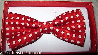 Kids Boys Girls Burgundy Maroon Adjustable Bow Tie-New in Gift Box!version1