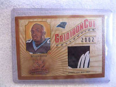 Deshaun Foster RC 2002 Donruss Gridiron Collection 2 Color Patch#/400-Panthers