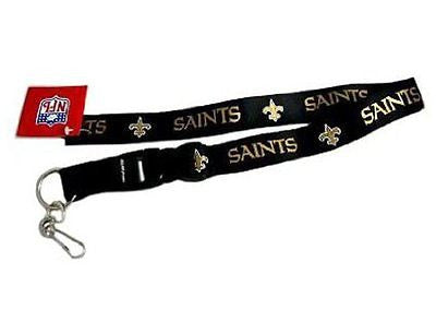 New Orleans Saints Officially Licensed NFL Keychain/ID Holder Lanyard-New!