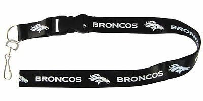 Denver Broncos Two Tone Licensed Keychain/ID Holder Lanyard-Brand New!