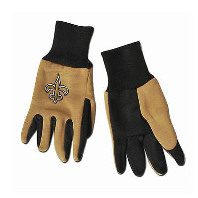 New Orleans Saints with Team Logo Licensed NFL Sport Utility Gloves-New w/Tags!