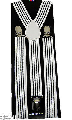 Rainbow Goth Unisex Men's Women's Design Gay Pride Adjustable Suspenders-NEW!VE2