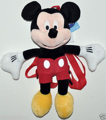 Walt Disney Mickey Mouse Clubhouse Plush Backpack Tote 17" NEW with Tags!