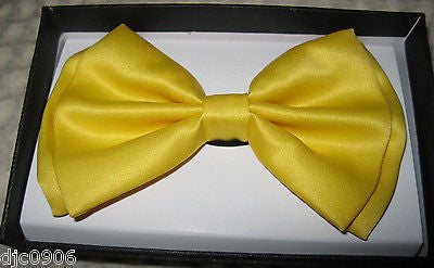 Gold Sequin Adjustable Bow Tie&Yellow Glittered Adjustable Suspenders Set-New!