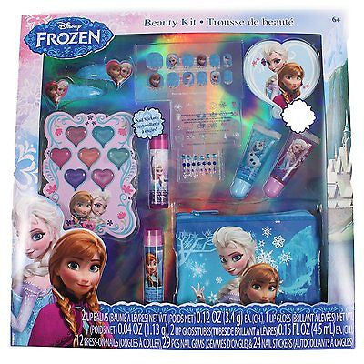 Disney Frozen Anna & Elsa Complete Cosmetics Beauty Kit-70 pcs-Brand New!