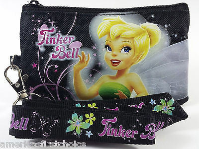 DISNEY PRINCESS I LOVE TO SPARKLE DETACHABLE COIN POUCH/WALLET & LANYARD-NEW!