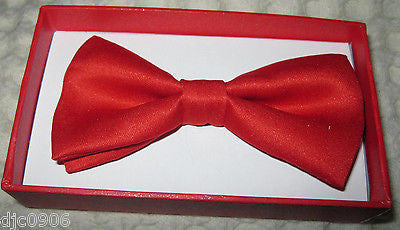 Red Kid's Boys Girls Y-Back Adjustable Bow Tie&Red Cherries Black suspenders