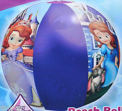 Walt Disney Sofia the First Little Princess 20" Beach Ball-Disney Beach Ball-New