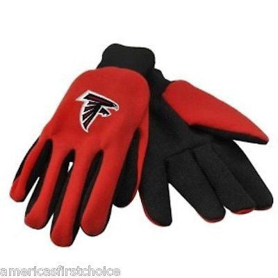 Atlanta Falcons Red/Black Team Logo Licensed NFL Sport Utility Gloves-New