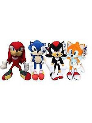 Sonic the Hedgehog,Tails,Shadow Plush 10"-12" Combo Plush Trio Set-New with Tags