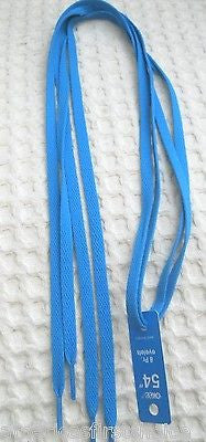 Premium Sky Blue French Blue Design Rockabilly Punk Shoe laces Shoelaces-New!