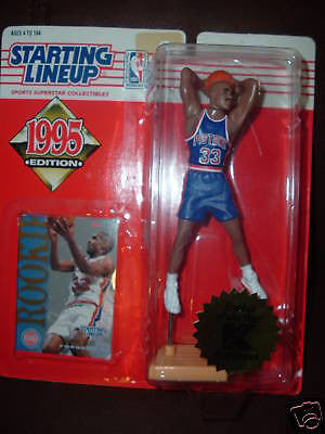 GRANT HILL ROOKIE 1995 STARTING LINE-UP-PISTONS-KMART EXCLUSIVE PISTONS FIGURE