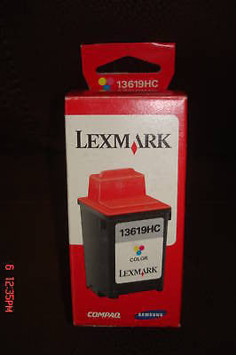 LEXMARK COLOR INK CARTRIDGE 13619HC 300 PAGES-NEW!