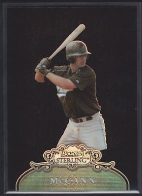 Brad McCann 2006 Bowman Sterling Black Refractor Limited to only 25-Marlins