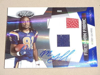 MARDY GILYARD RC 10 LEAF CERTIFIED 3-COLOR SHOE/JERSEY/BALLAUTO BLUE MIRROR#/50