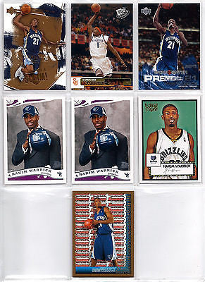 Hakim Warrick ROOKIE 16-CARD LOT 2005-06 UD,Topps Chrome, Bowman,opps,PRESSPASS
