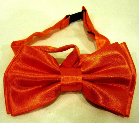 NEON ORANGE ADJUSTABLE  BOW TIE BOWTIE-NEW IN GIFT BOX!IORANGE BOW TIE