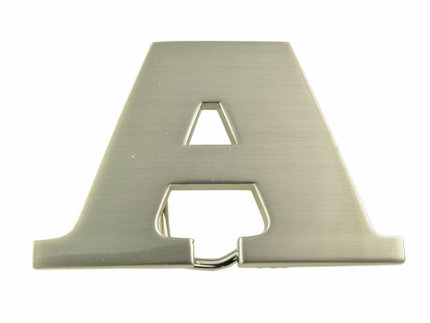 Initial Letter Stainless Metal "A" Buckle-A Initial Belt Buckle-Brand New!