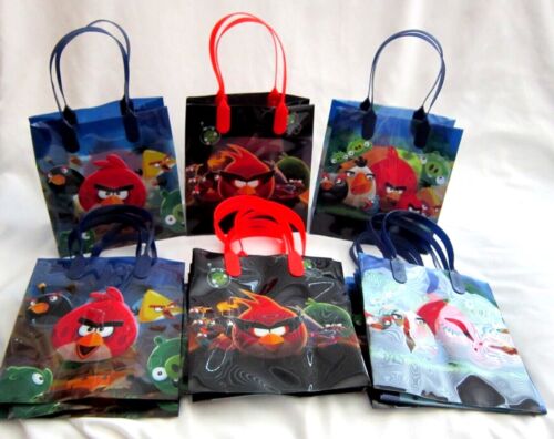 ANGRY BIRDS GOODIE BAGS PARTY FAVOR GIFT BAGS 12 pieces by ROVIO-Brand New!