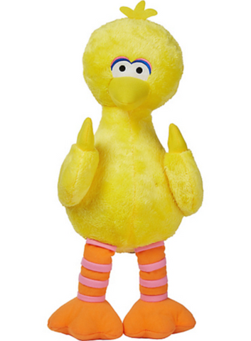 Sesame Street Yellow Big Bird 18" Plush Doll Soft Stuffed Toy Figure-Muppets-New