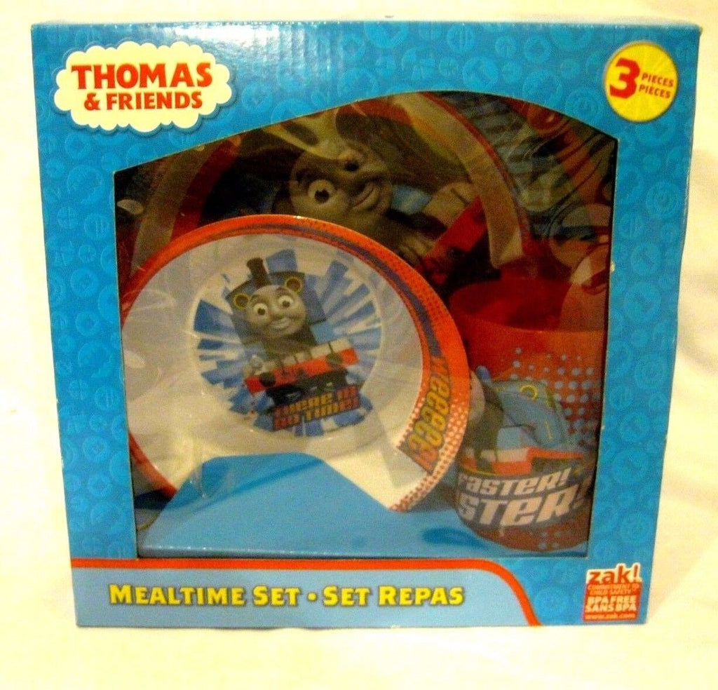 Thomas the Train & Friends Mealtime Dinnerware Set Includes Plate Bowl and Cup